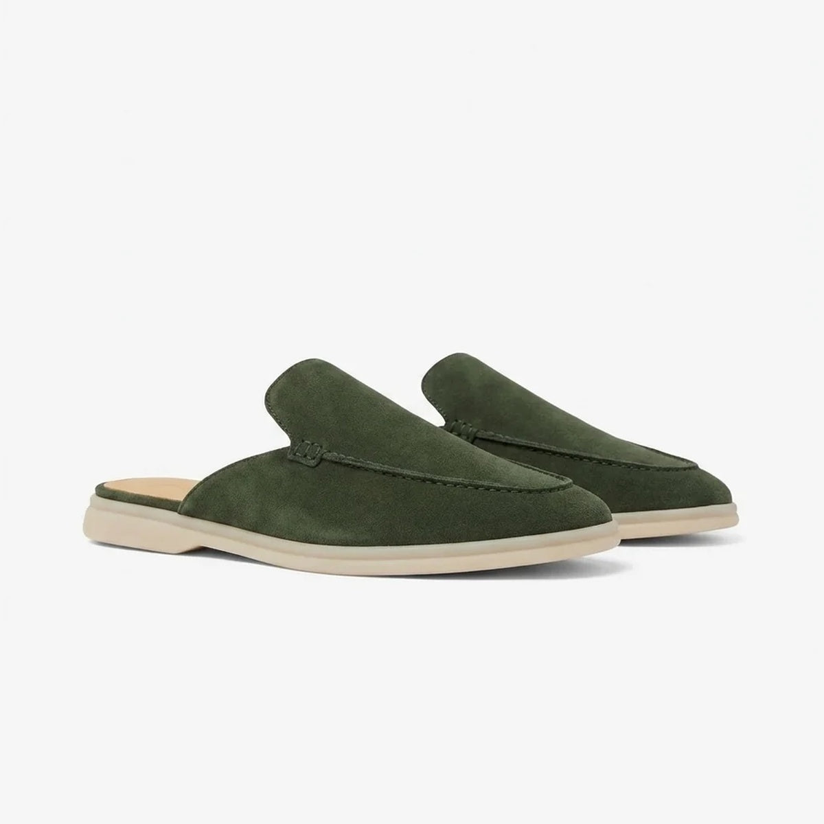 Mules en daim Riviera