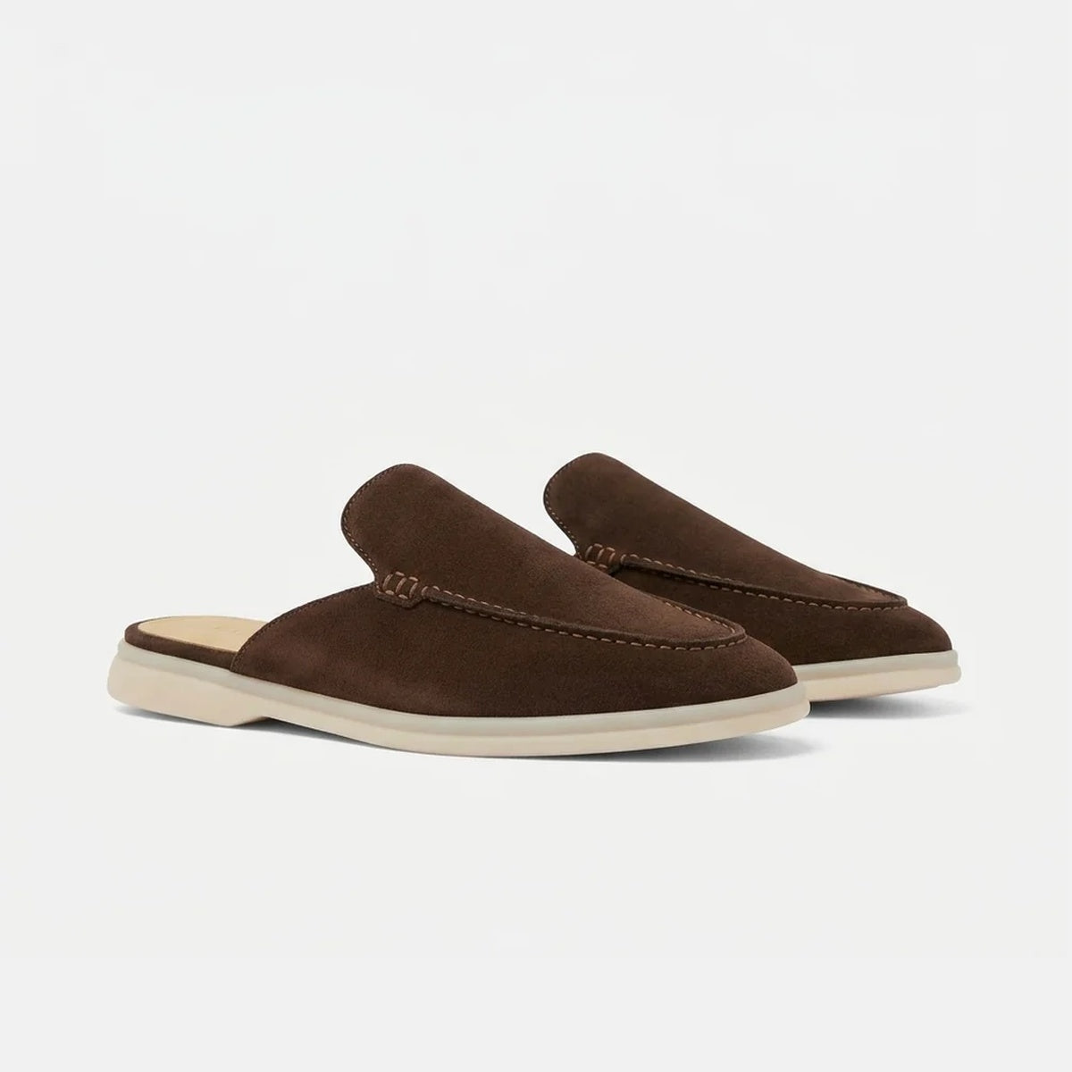 Mules en daim Riviera