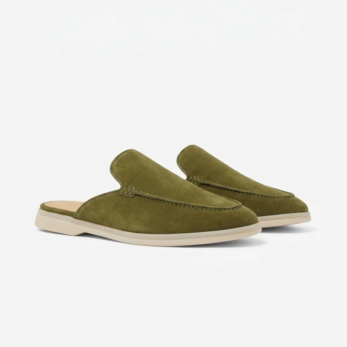 Mules en daim Riviera