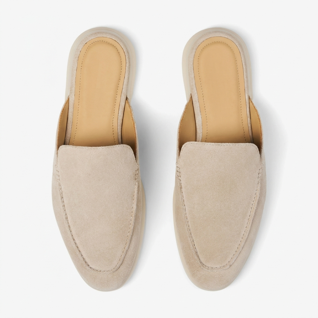 Mules en daim Riviera